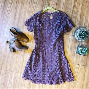 Mauve Lace Dress